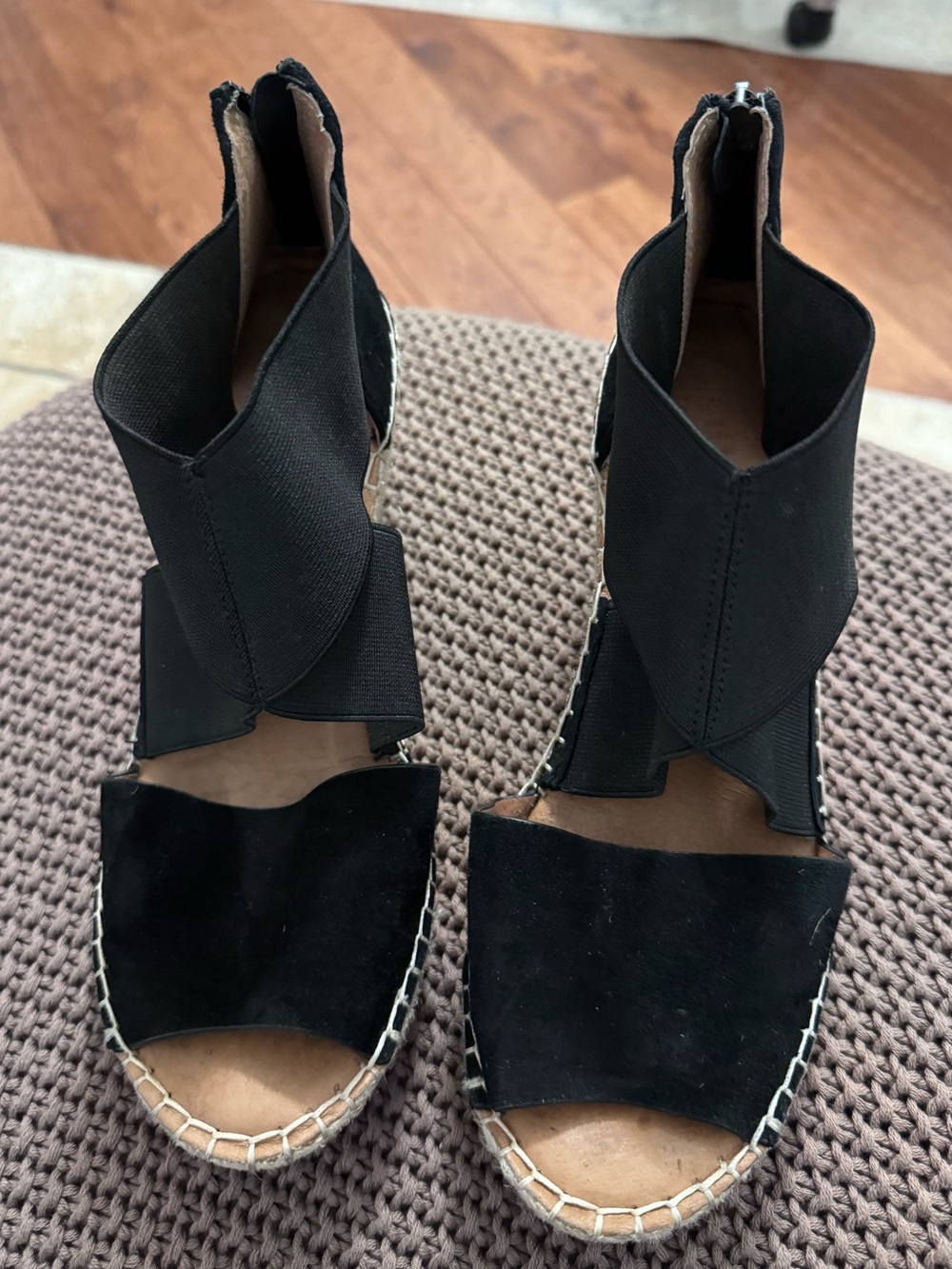 Gentle Souls espadrille wedge sandal